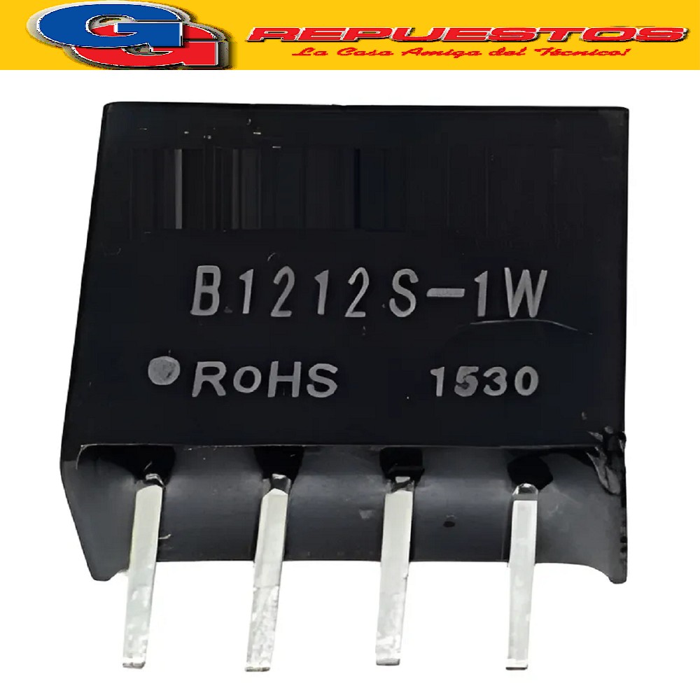 MODULO CONVERTIDOR B1212S-2W DC-DC AISLADO 12V-12V 2W