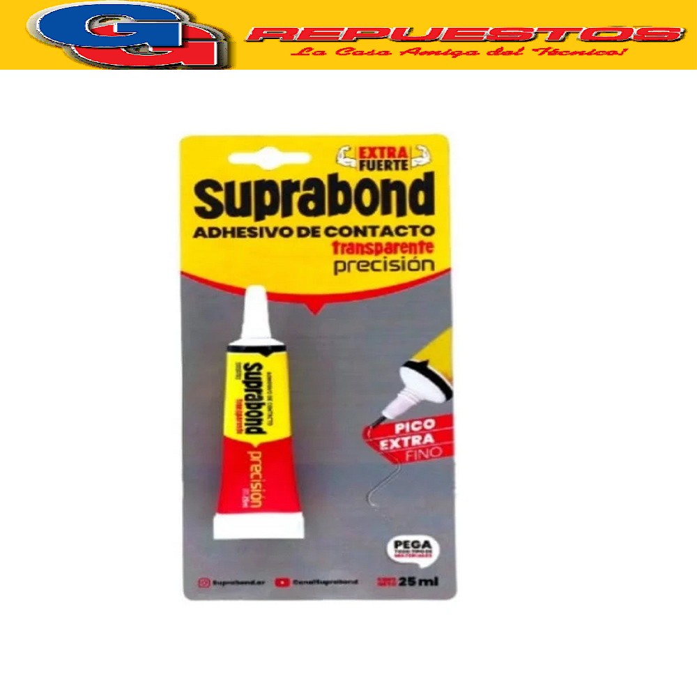 ADHESIVO CONTACTO SUPRABOND TRANSPARENTE PRECISION 50 ML