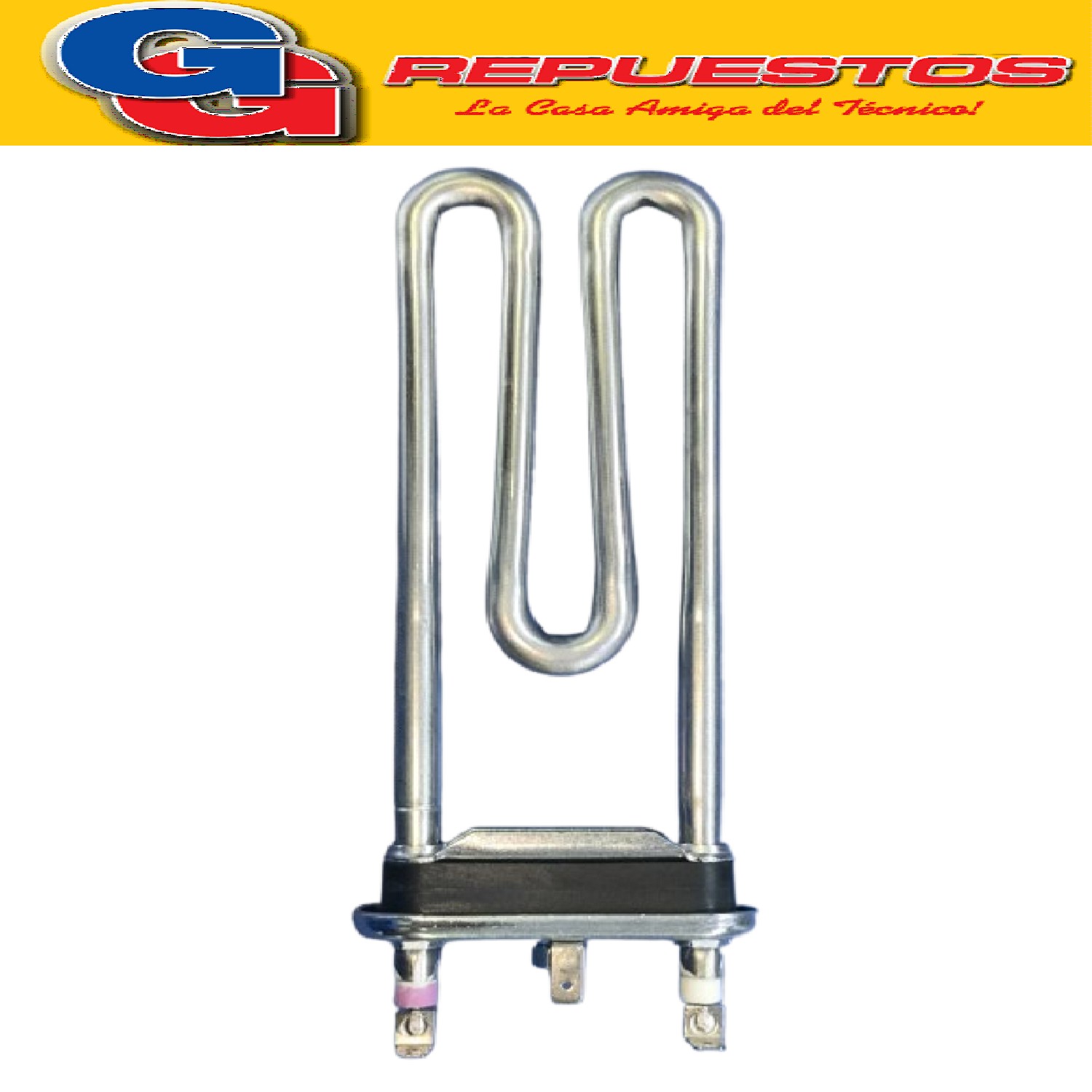 RESISTENCIA LAVARROPAS CARGA FRONTAL LG DE 1900W 220V F1022T DP-F1096TDP3-F1296TDP3-F1370TD-F1380TD-F1389T
-F1390TD-F1400TD-F1485M2-F1496TDP3-F1580RD
LAVADORA LG FH496TDP7-WD100CV-WD22BV2S6/VV2S6 (RESISTENCIA CORTA ORIGINAL)
NOTA:
1900W 230V Total length: 202mm Length under flange: 173mm
Descriptions:
With 2 thermal fuses.