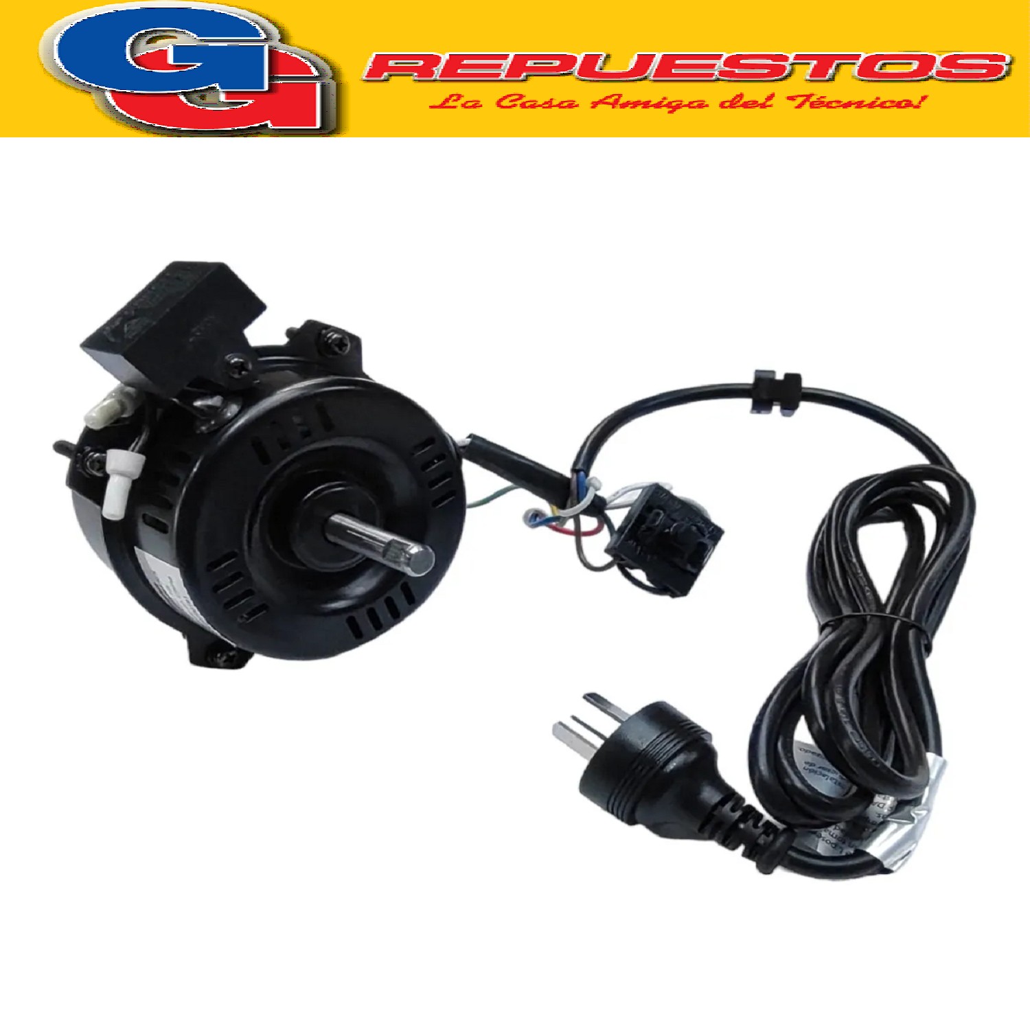 MOTOR VENTILADOR TURBO REINCLINABLE CON LLAVE SELECTORA LILI ANA DE 12 PULGADAS  EJE DE 8MM VTHD12G ZZCC4793 EJE DE 8mm