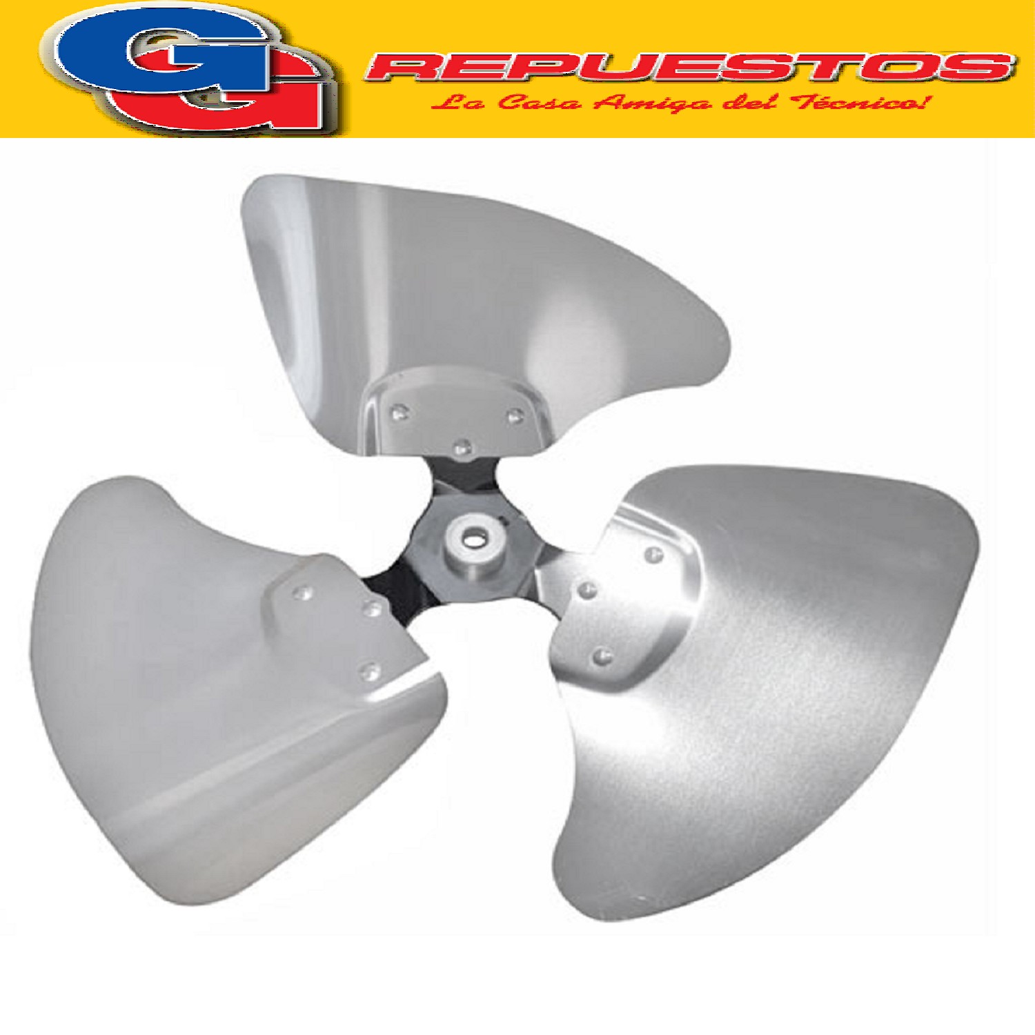 HELICE PALA VENTILDOR TURBO LILIANA EJE DE 8MM DE 12 PULGADA VTHD12G /ZZVB1428