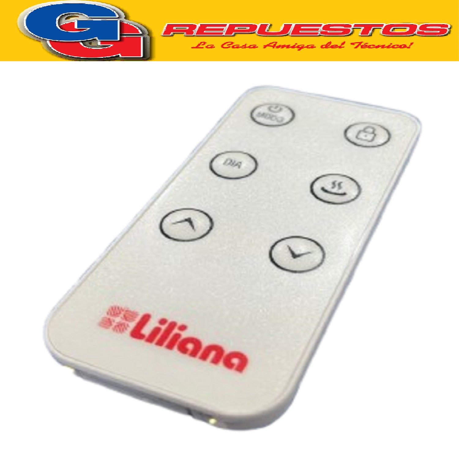 CONTROL REMOTO CALEFACTOR LILIANA AUTOHOT CFM730 ZZCM4252
