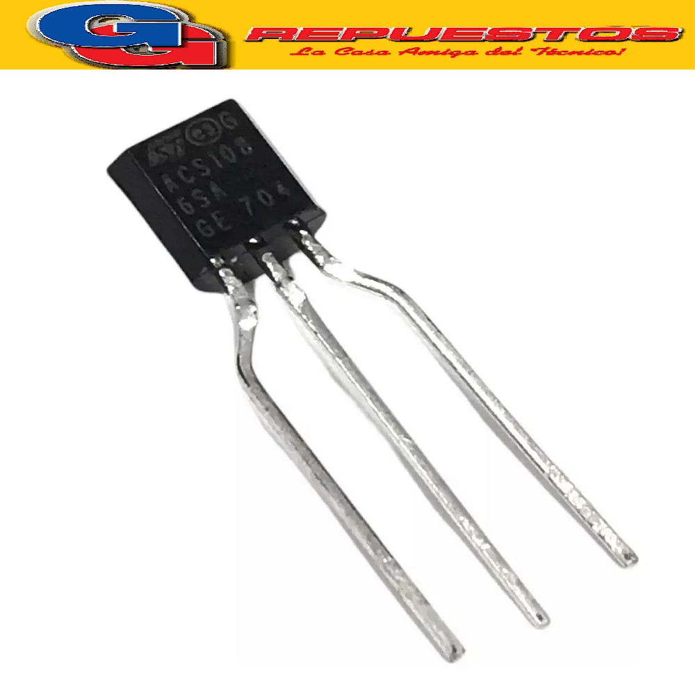 TRIAC ACS108-6SA 600V 450MA A 800MA