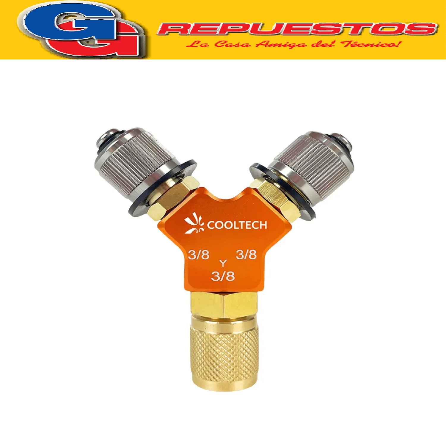 CONEXION Y 3/8 COOLTECH PARA BOMBA DE VACIO