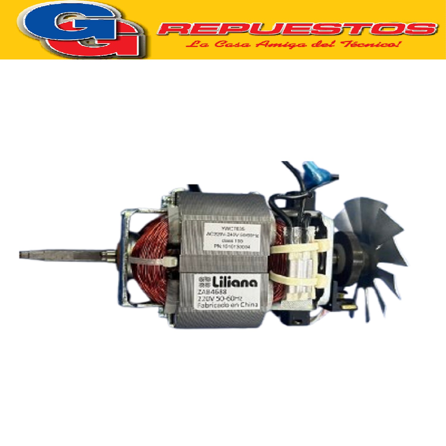 MOTOR PARA BATIDORA PLANETARIA LILIANA COMPATIBLE CON LOS  M ODELOS AB700 / AB701 /ZZAB4688