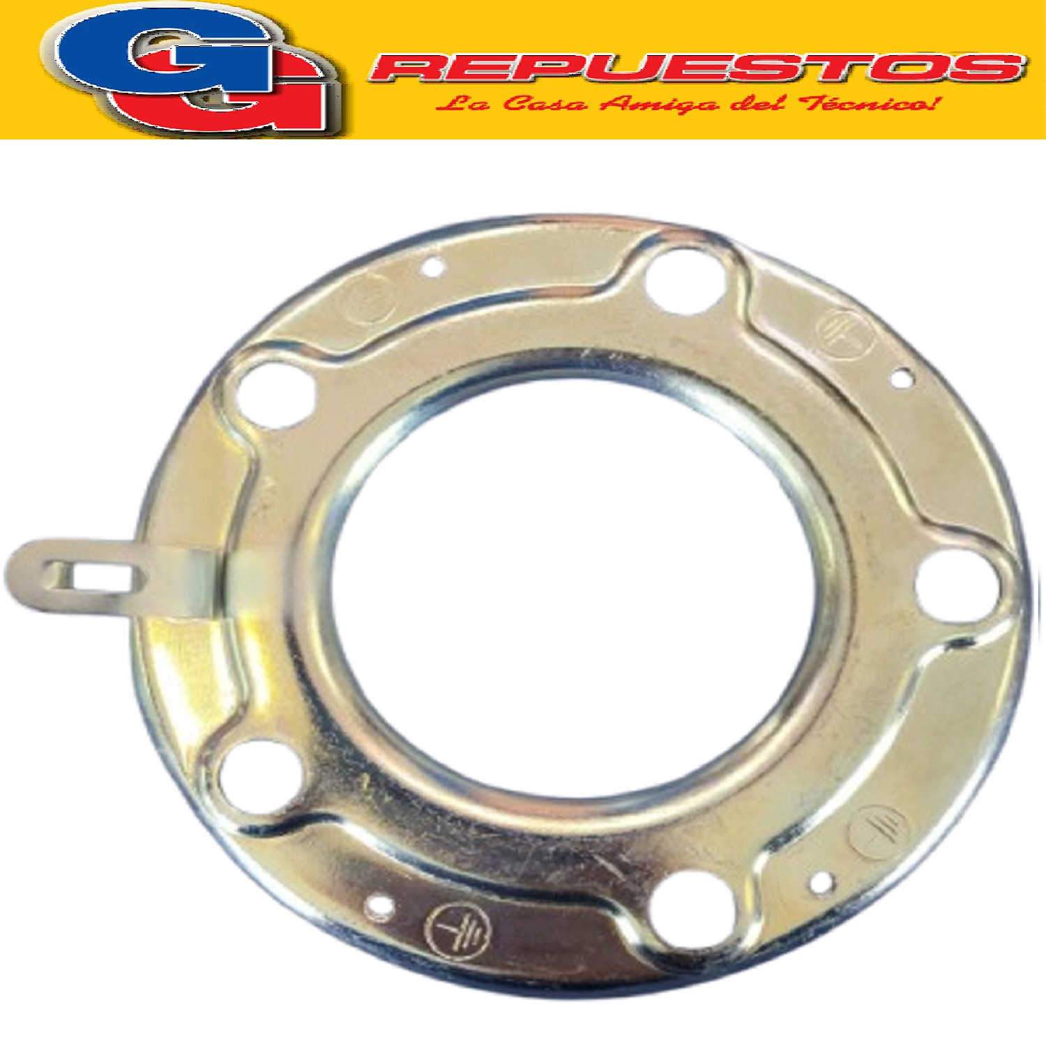 BRIDA PORTA RESISTENCIA DE 6 AGUJEROS PARA TERMOTANQUE  LILIANA COMPATIBLE CON LOS MODELOS TV830 / TV850 / TV880 / TV810 /ZZAB4350