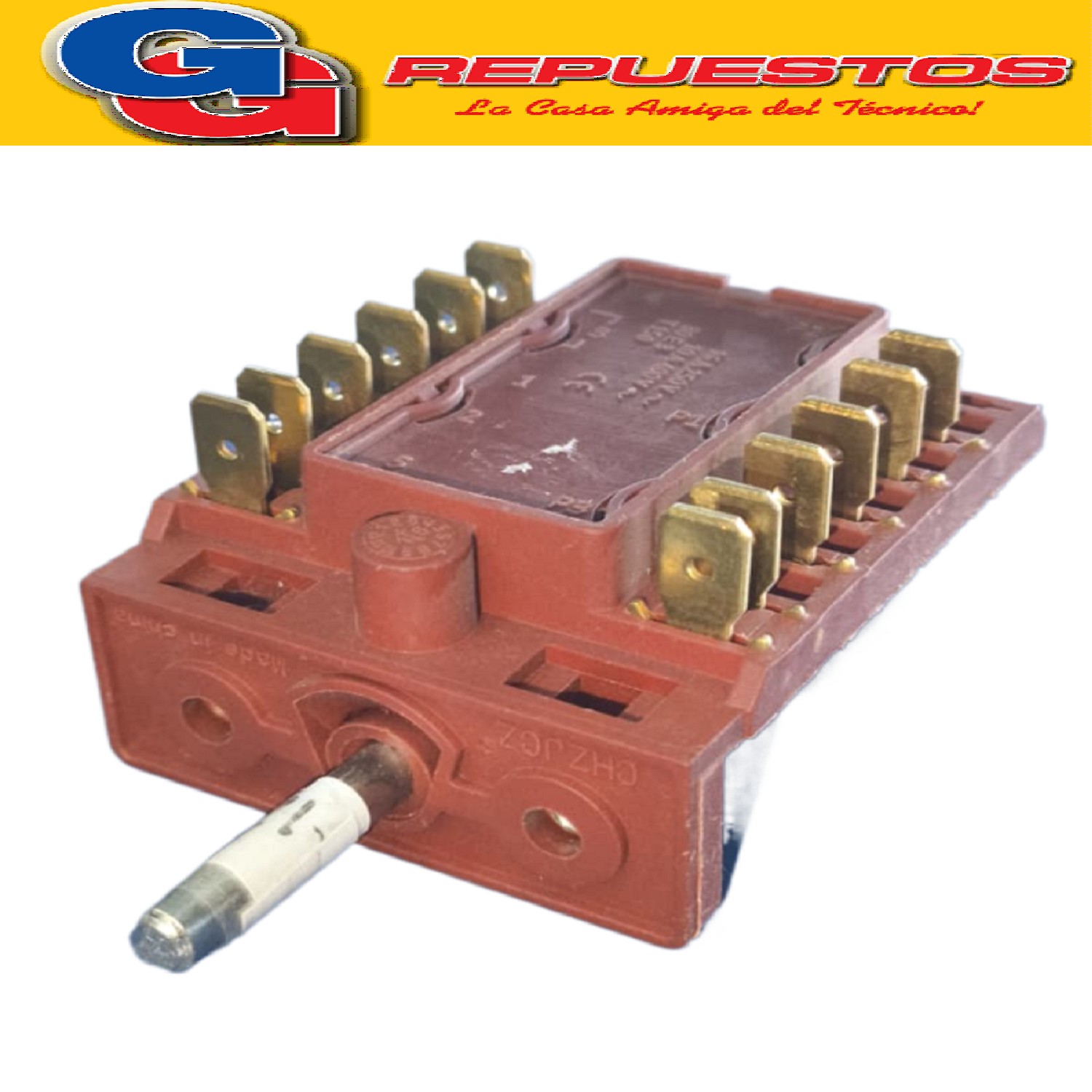 LLAVE SELECTORA PARA HORNO ELECTRICO PHILCO PHCH050P Y VS