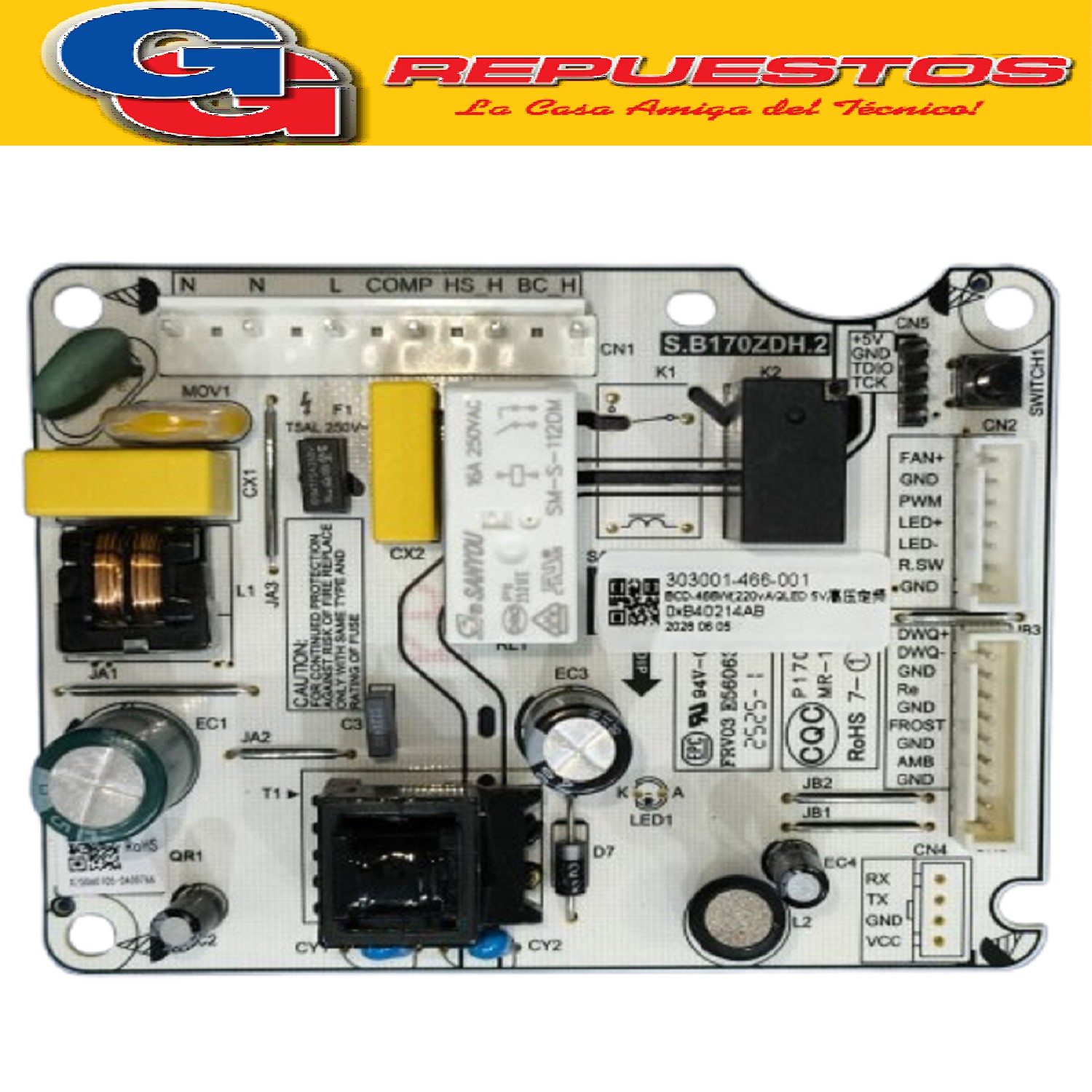PLAQUETA DE HELADERA COMPATIBLE CON PHILCO PHNT458B COD.ORIG EN:
() PLACA HELADERA PHILCO PHNT458B
Produttore; Made in China