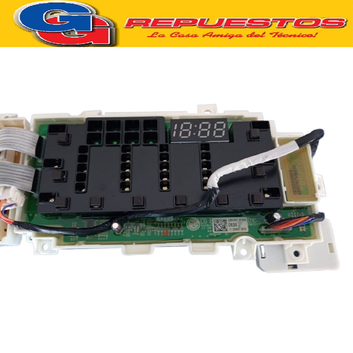 PLAQUETA UNIVERSAL PARA LAVARROPAS CARGA SUPERIOR QL-1000 LA VADORA FUZZY QUALITY LINE YM1000