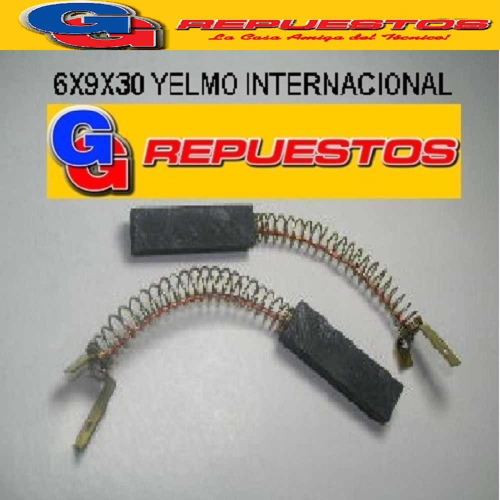 CARBON 6.00X9.00X30.00 LUSTRASPIRADORA COMPATIBLE CON YELMO  INTER CON TERMINAL 
-REVISAR MEDIDAS DETENIDAMENTE PARA EVITAR CONFUCCIONES