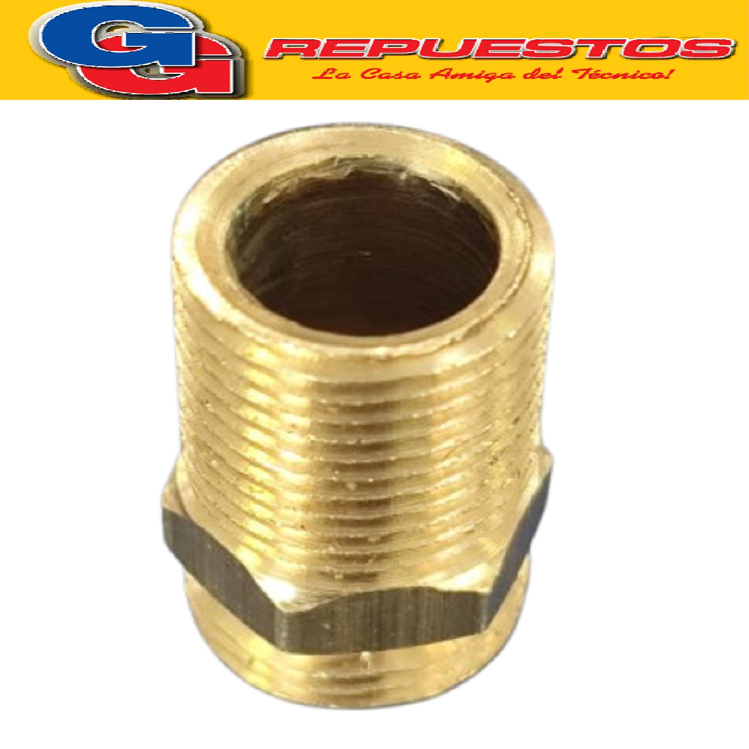 INYECTOR PARA CALEFACTOR PILOTO ANALIZADOR 1/8 MACHO - MACHO COMPATIBLE CON ORBIS