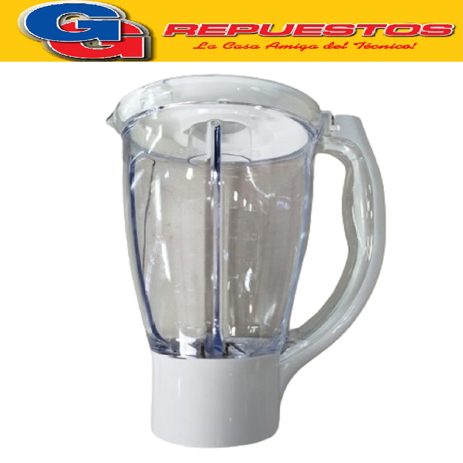 VASO LICUADORA PARA MOULINEX OVATIO 3 CON TAPA, CUCHILLA Y  CARDAN 2 LITROS