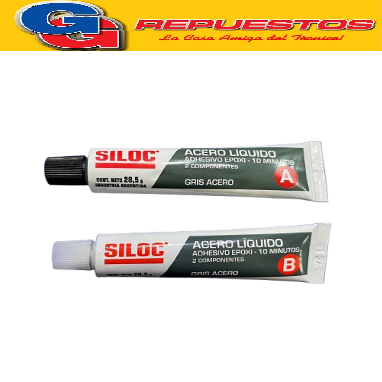 SILOC EPOXI ACERO LIQUIDO x 57 G