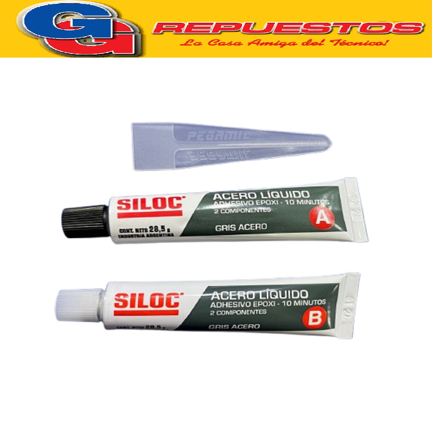 SILOC EPOXI ACERO LIQUIDO x 57 G