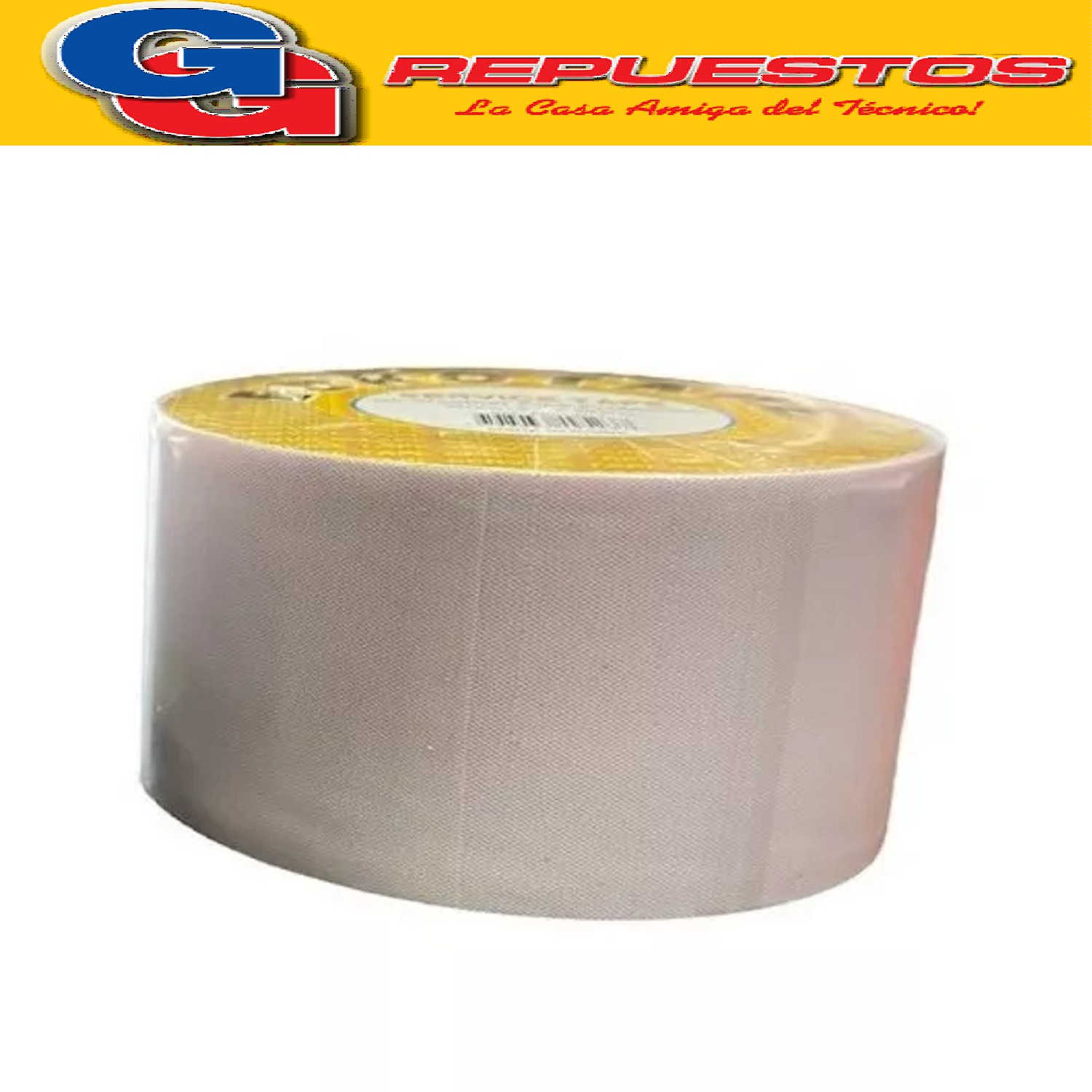 CINTA PLASTICA BLANCA SIN ADHESIVO 50mm X 30m X 0.13mm