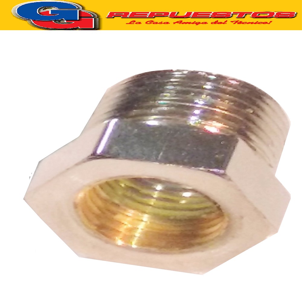 TUERCA/NIPLE CORTO PARA COLOCAR LUCES VENTILADOR DE TECHO