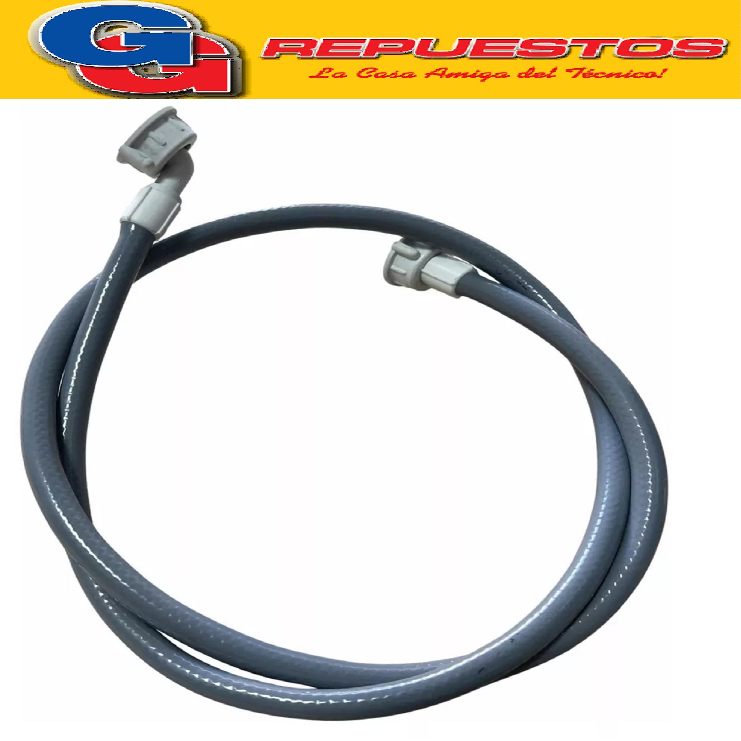 MANGUERA CARGA 1,50 MTS GRIS BRAZIL PARA LAVARROPAS DREAN MA PARA  DREAN MABE- BOSCH- SIEMENS- ARISTON- PATRICK-ESLABON DE LUJO- WHIRLPOOL - MARSHAL- COVENTRY- PATRIOT- DREAN BLUE- DREAN NEXT- ZANELLA- GAFA- ELECTROLUX- AURORA- DIPLOMATIC- WHITE WESTINGHOUSE- KENDAL-DREAN GOLD- CANDY- LOINGVIE- GENESIS