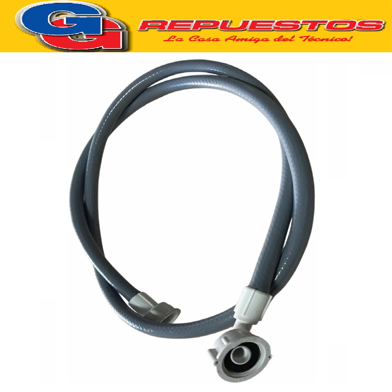 MANGUERA CARGA 2,50 MTS GRIS BRAZIL LAVARROPAS