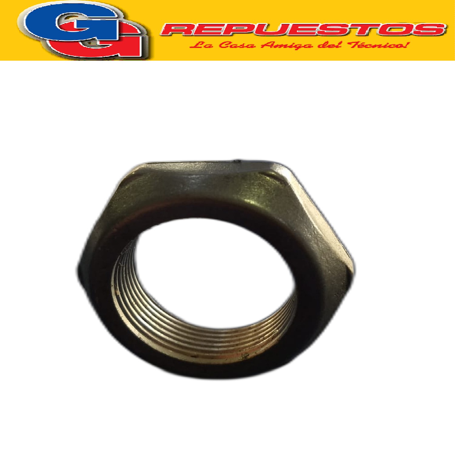 TUERCA ROSCA IZQUIERDA LAVARROPAS GENERAL ELECTRIC 11KG MABE GENERAL ELECTRIC LVGE011 LVGEOHASMAA2B ID SYSTEM 2.0
(SUJECION CAJA/CESTO de LAVARROPAS DE 10, 11 y 12Kg) TUERCA FIJACION CONICA 
Cod.Origen: 700925 (GE-MABE) 228C2160P001 (MABE