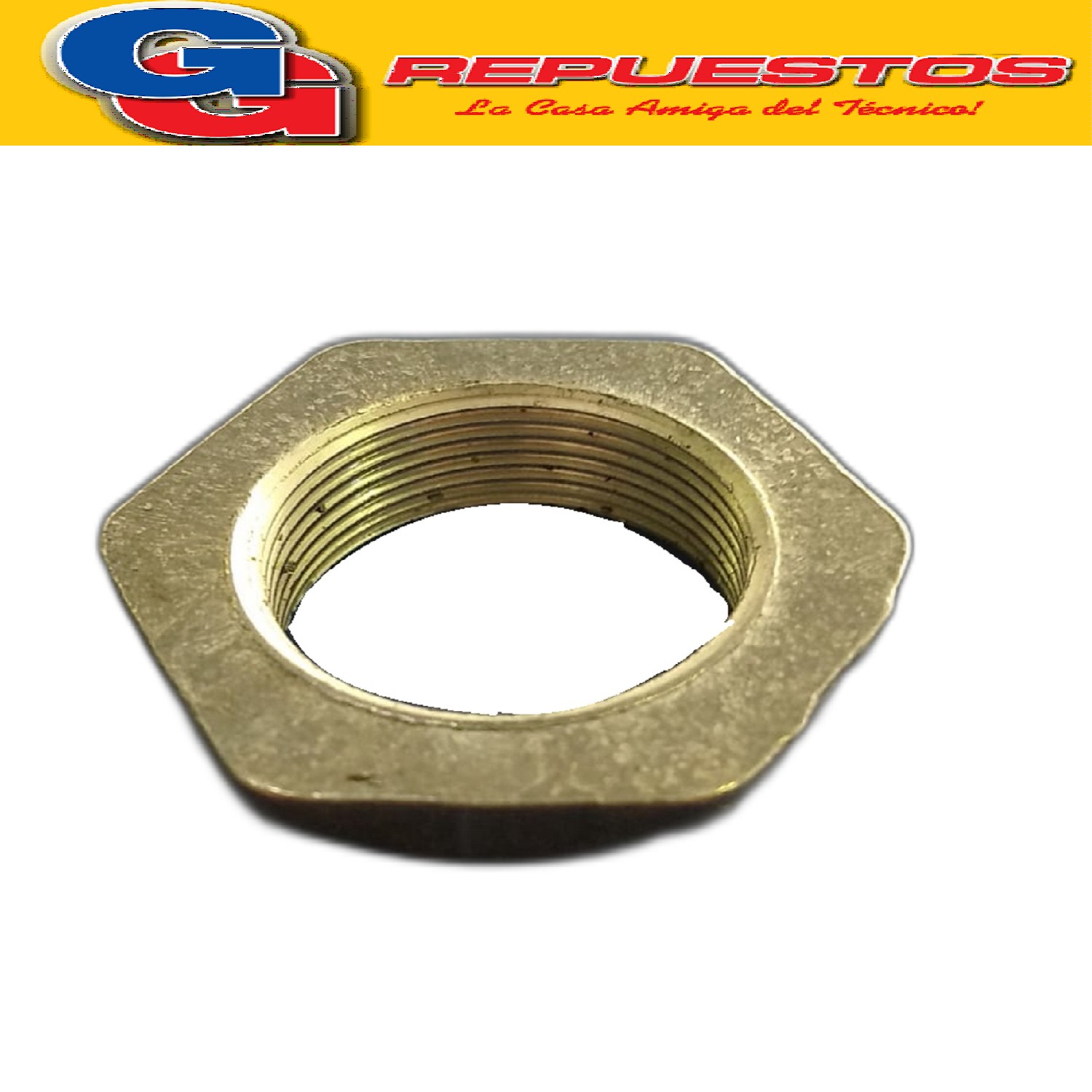 TUERCA ROSCA IZQUIERDA LAVARROPAS GENERAL ELECTRIC 11KG MABE GENERAL ELECTRIC LVGE011 LVGEOHASMAA2B ID SYSTEM 2.0
(SUJECION CAJA/CESTO de LAVARROPAS DE 10, 11 y 12Kg) TUERCA FIJACION CONICA 
Cod.Origen: 700925 (GE-MABE) 228C2160P001 (MABE
