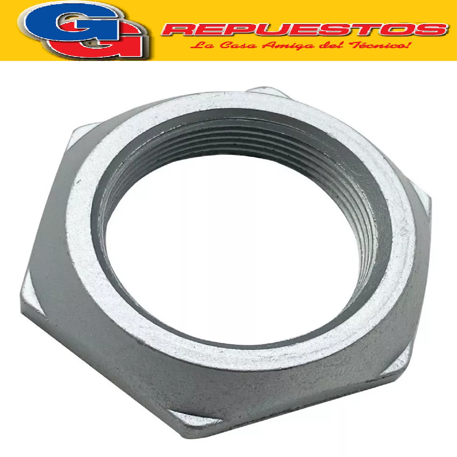TUERCA ROSCA IZQUIERDA LAVARROPAS GENERAL ELECTRIC 11KG MABE GENERAL ELECTRIC LVGE011 LVGEOHASMAA2B ID SYSTEM 2.0
(SUJECION CAJA/CESTO de LAVARROPAS DE 10, 11 y 12Kg) TUERCA FIJACION CONICA 
Cod.Origen: 700925 (GE-MABE) 228C2160P001 (MABE