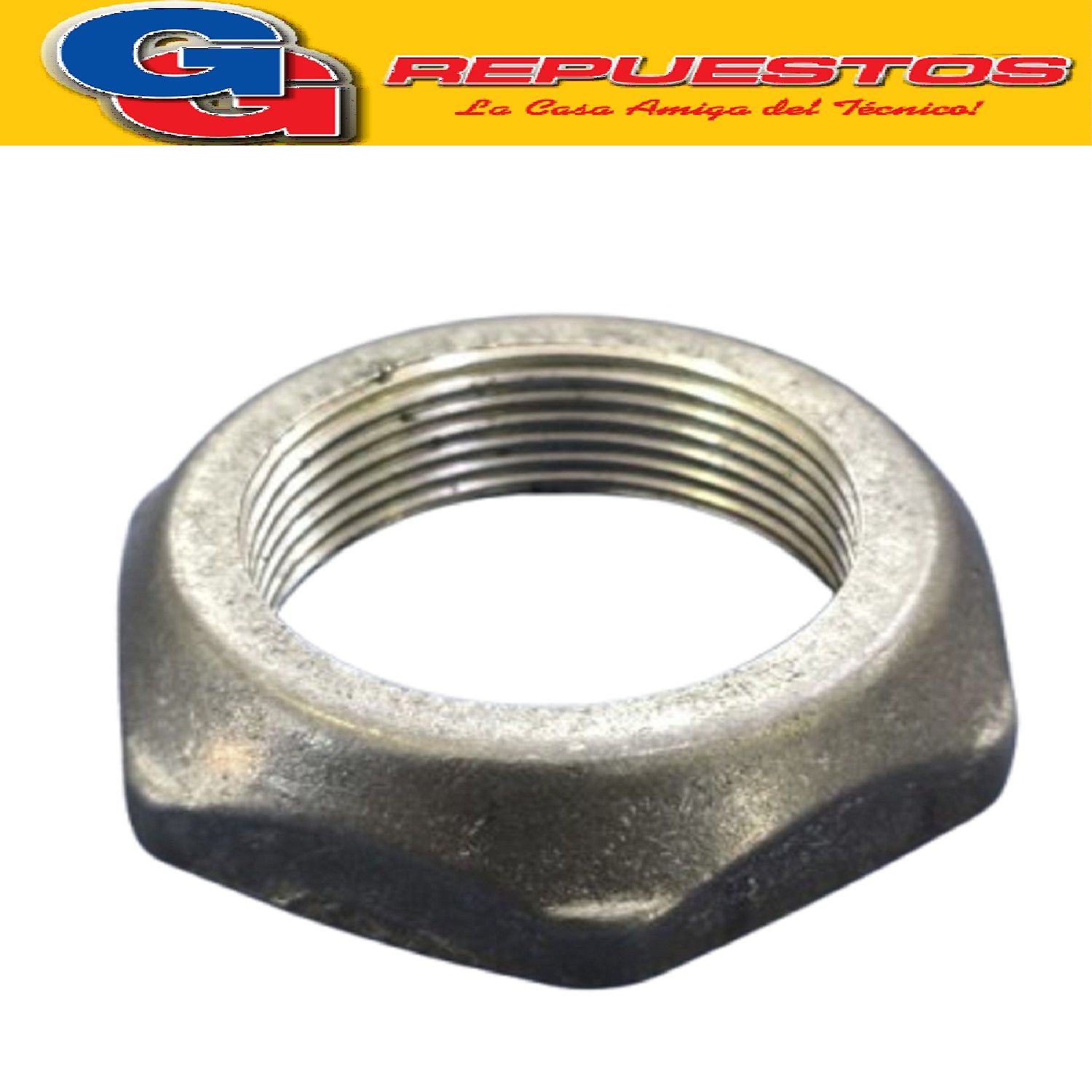TUERCA ROSCA IZQUIERDA LAVARROPAS GENERAL ELECTRIC 11KG MABE GENERAL ELECTRIC LVGE011 LVGEOHASMAA2B ID SYSTEM 2.0
(SUJECION CAJA/CESTO de LAVARROPAS DE 10, 11 y 12Kg) TUERCA FIJACION CONICA 
Cod.Origen: 700925 (GE-MABE) 228C2160P001 (MABE