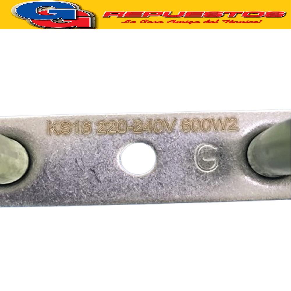 RESISTENCIA DE HORNO ELECTRICO CUADRADA 600W