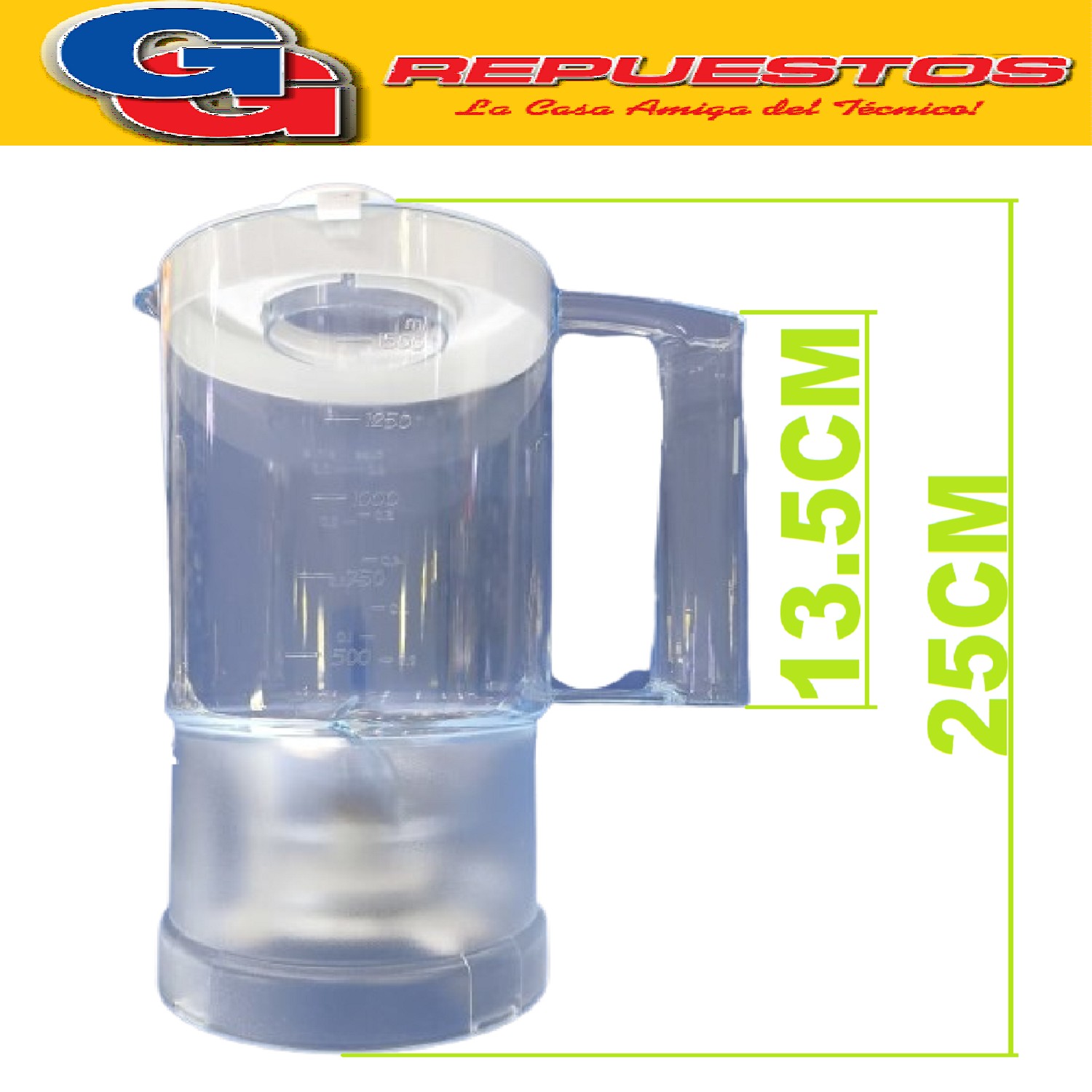 VASO LICUADORA PARA PHILIPS HR 2835 HR2845 HR2855 FIRENZE AC RILICO  ROMA HR2849