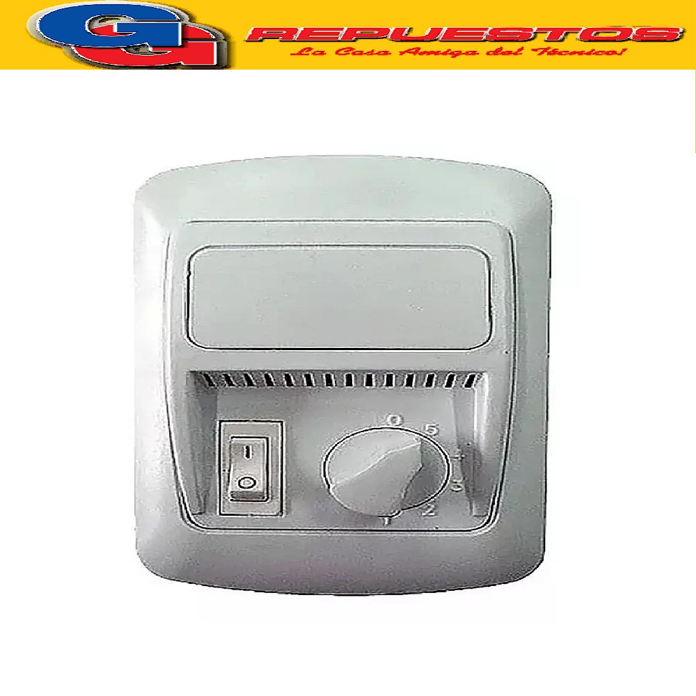 REGULADOR CAJA PARA VENTILADOR TECHO 5 VELOCIDADES CON LLAVE CAJA COMANDOS