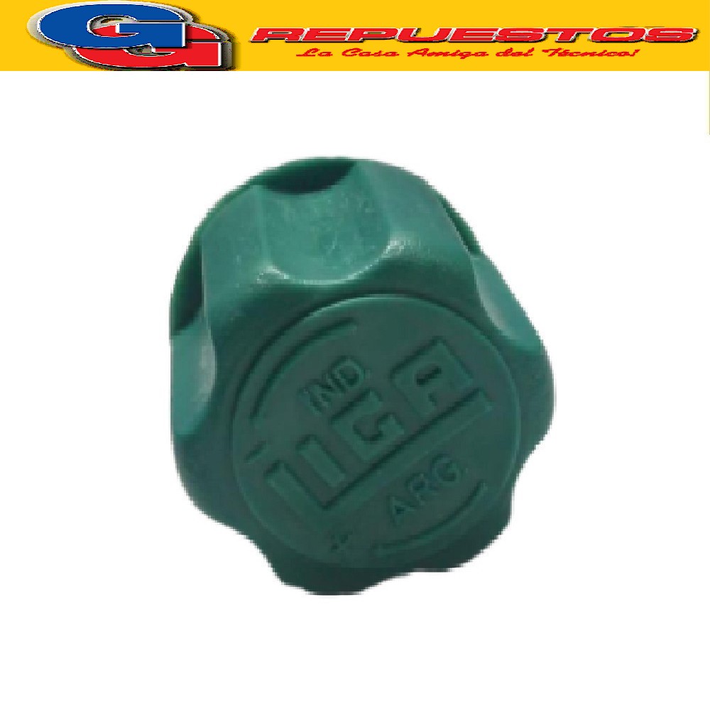 PERILLA PARA VALVULA REGULADORA DE OXIGENO O NITROGENO
 VIE NE EN COLOR VERDE O NEGRO  Y SE ENTREGA SENGUN DISPONIBILIDAD DEL COLOR EN STOCK  ROSCA 5/16 MICRO