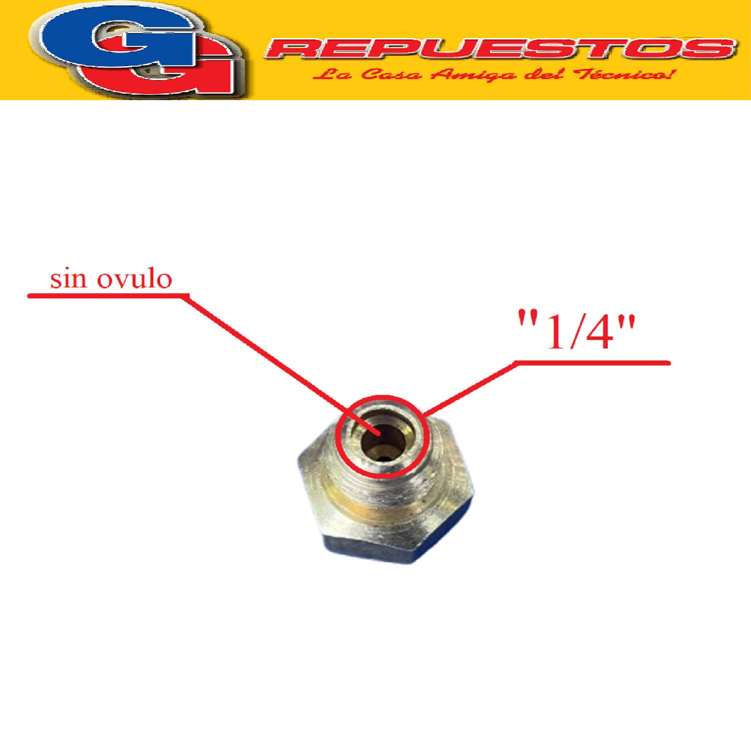 ADAPTADOR PARA GARRAFA DESCARTABLE SIN OVULO.  ROSCA GRUESA.