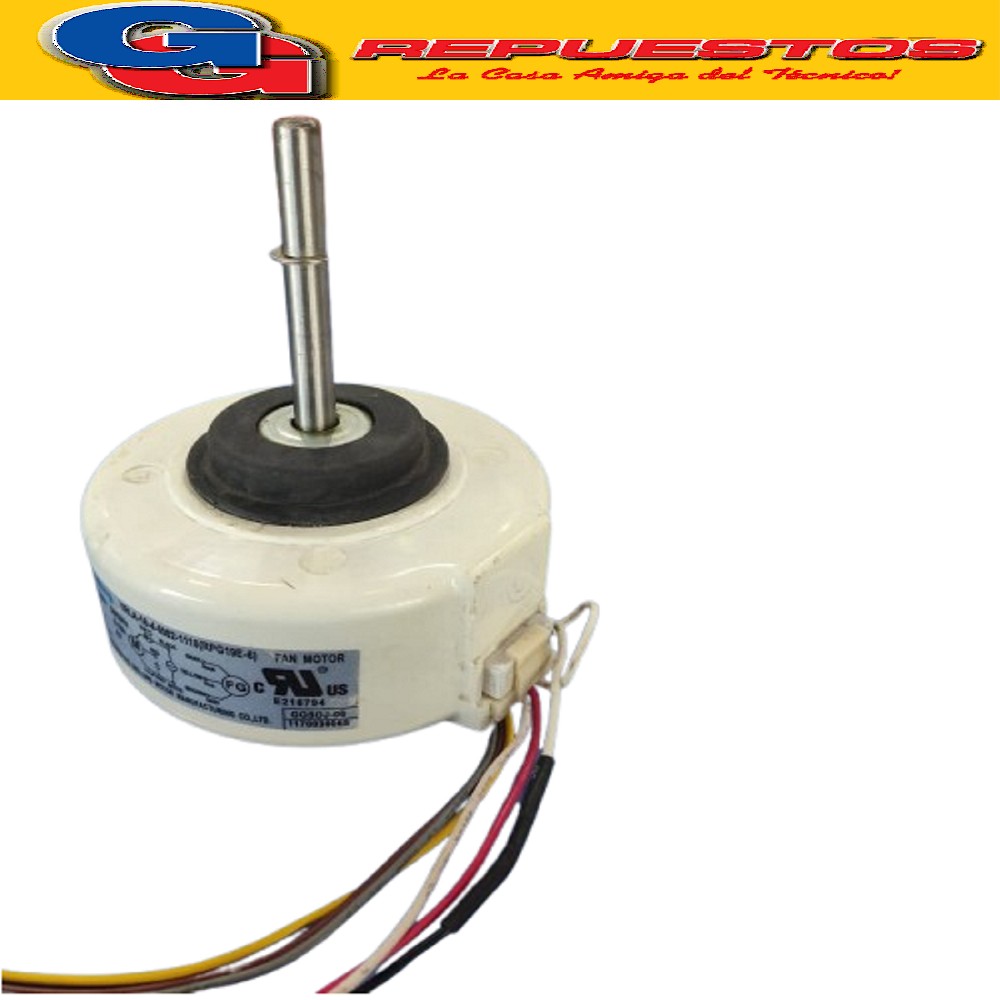 FORZADOR MOTOR EVAPORARADO AIRE ACONDICIONADO YLRA-18-4-0002 -1110 (RPG19E-6) 208-240V 18W 0.18A A CL 4P SENTIDO DE GIRO ANTIHORARIO