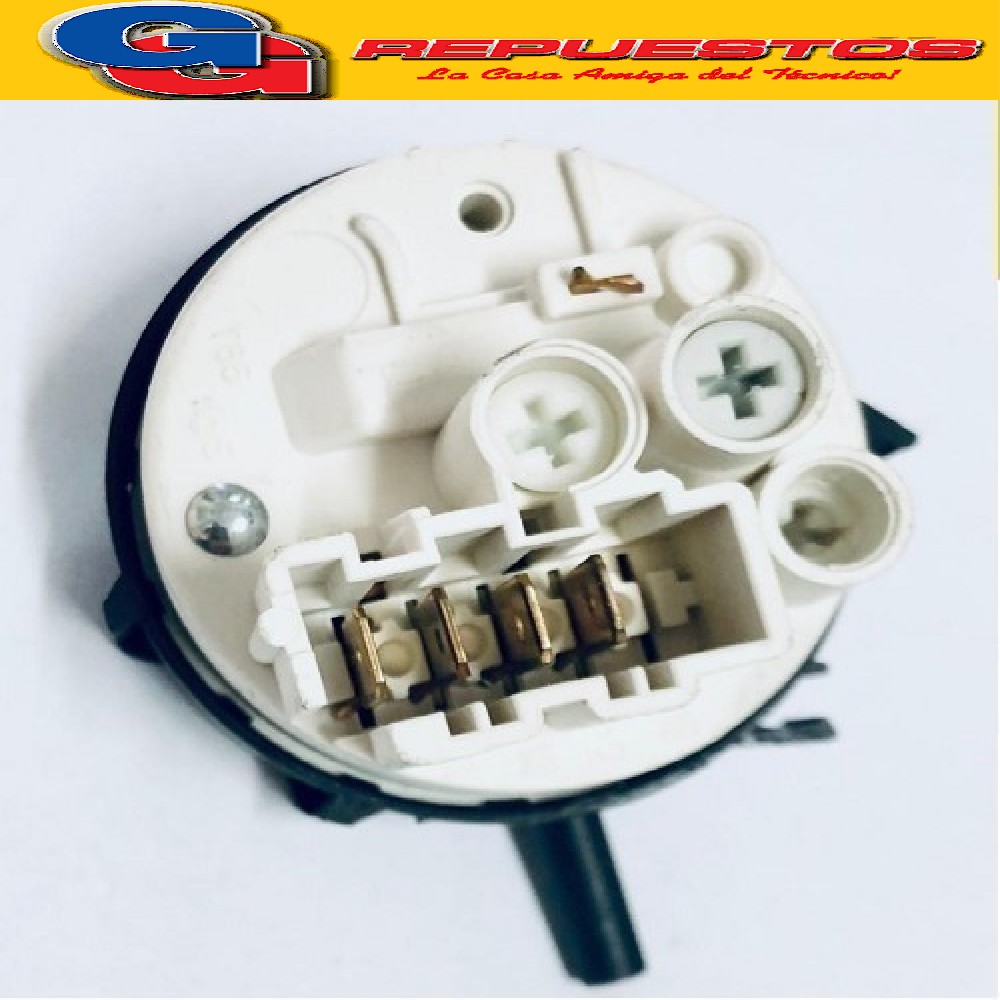 PRESOSTATO DREAN EXCELLENT BLUE 4 CONTACTOS EN LINEA 7010526 31 NEXT LAVARROPAS DREAN EXCELLENT 166 AURORA MARSHALL COVENTRY DREAN EXC.166/T/C/TC/-164/T- PATRIOT 414/T-516/T-616T-AURORA 5014-5016T5114-5116T-5115-5117T AUTOBALANCE 169- WHIRLPOOL AWM748/Pta-Nva AWM468/Pta Nva-AWM968- ESLABON DE LUJO/CONSUL CWR614-AWH664/Pta Nva-AWH654/Pta Nva- EFA600-EFA610-WFA900-WFA600-WFA700(ORIGINAL) Note tecniche: PRESOSTATO SIMPLE de 4 contactos -Presion 125-85-350 Cod.Origen:326024241  WW01F03019