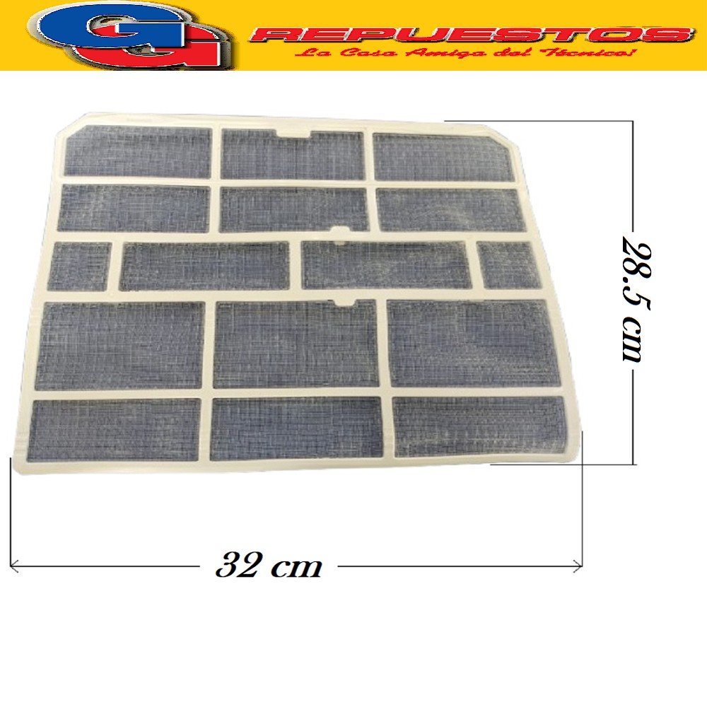 FILTRO SIMPLE AIRE ACONDICIONADO 32 CM X 28.5 CM