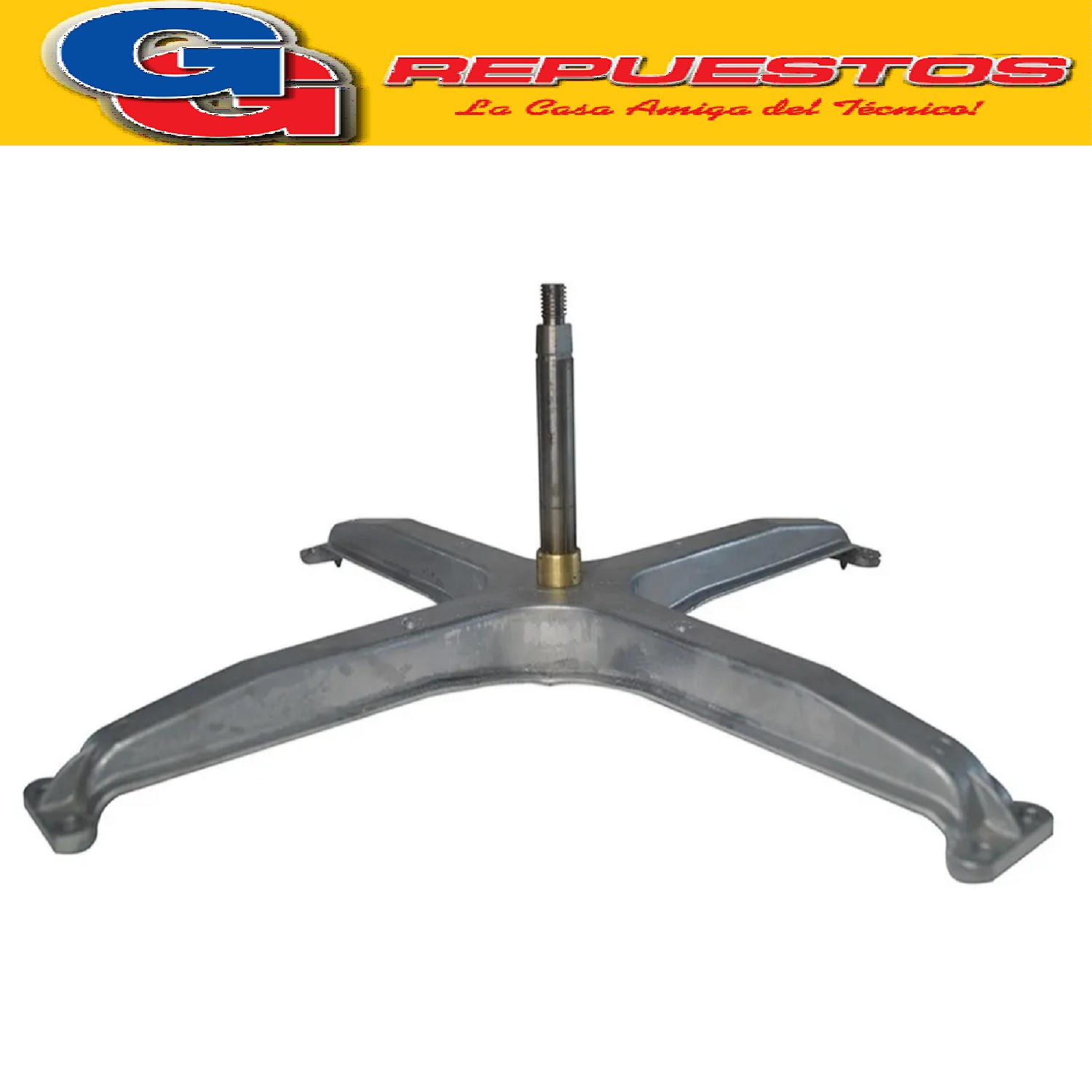 EJE SOPORTE TAMBOR LAVARROPAS PARA COVENTRY 416  PATAS 4 BRA ZOS MERLONI 03-03 PARAT/ORIGINAL 4  COVENTRY 416-WHIRLPOOL AWG197-AWF930-AWF931-AWF935--AWF94-PEABODY  TONOMAC TM60 GM 60 GM60 zenith Z6 NACIONAL s/torn. (4 PATAS -400rpm.) Cod.Origen:
481990303688 (WHIRLPOOL) 480141817095 (WHIRLPOOL) 236000300 (ARDO MERLONI) 52003300 (ARDO MERLONI) 52007000 (ARDO MERLONI) Produttore: EBI (023)