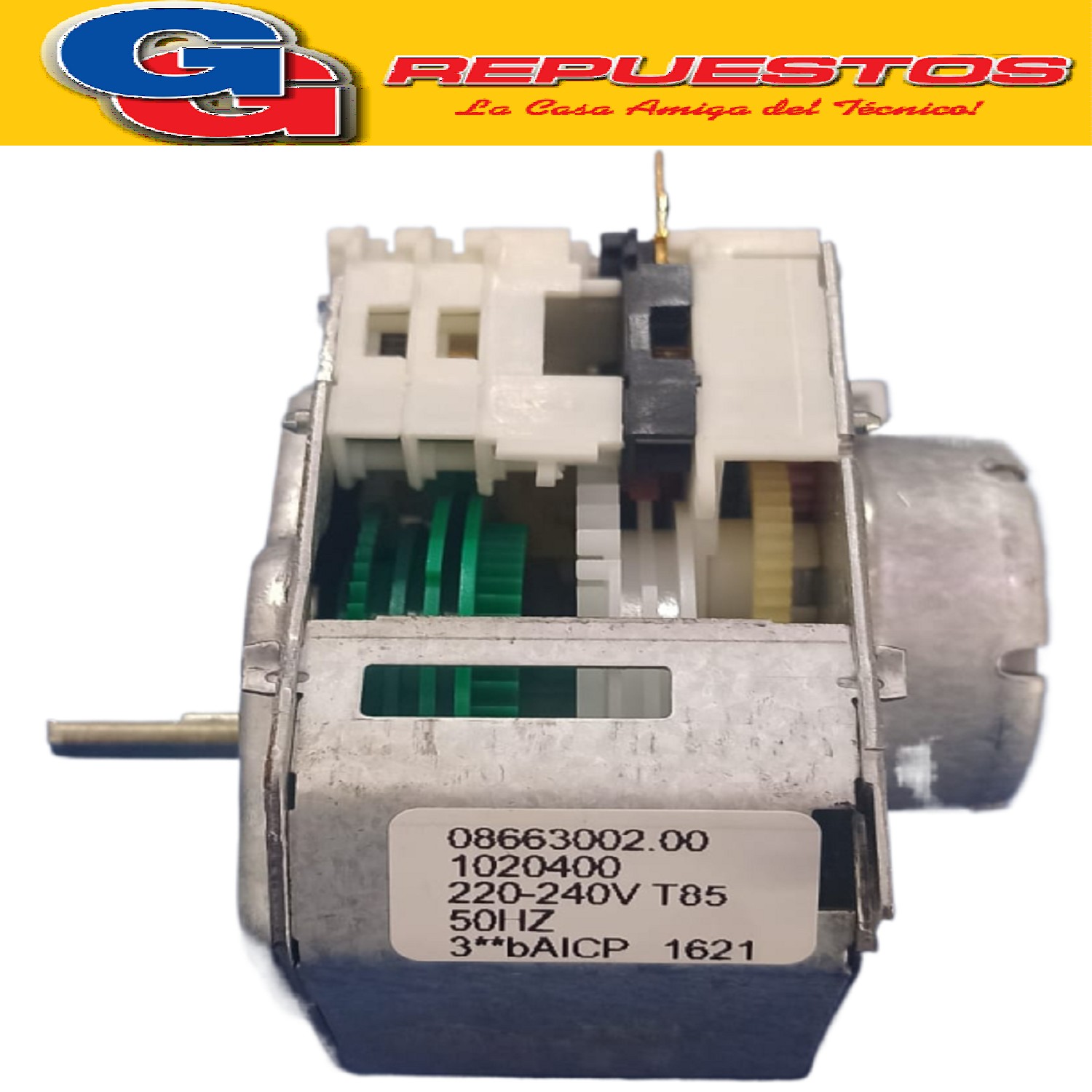 TIMER LAVARROPAS DREAN FAMILY 046B 056B 066B 08663002.00 ORI GINAL 1020400 TIMER DREAN FAMILY 701100198 Cod Origen: WW01F02195