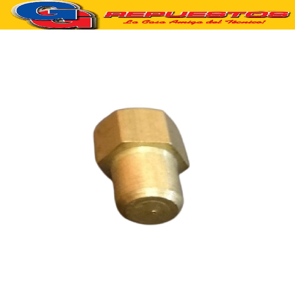 INYECTOR COMPATIBLE CON LONGVIE PILOTO HEXAGONAL CABEZA CABE ZA EXAGONAL DE 6MM,ALTO TOTAL 15MM, DIAMETRO PARTE CILINDRICA 4.85MM
