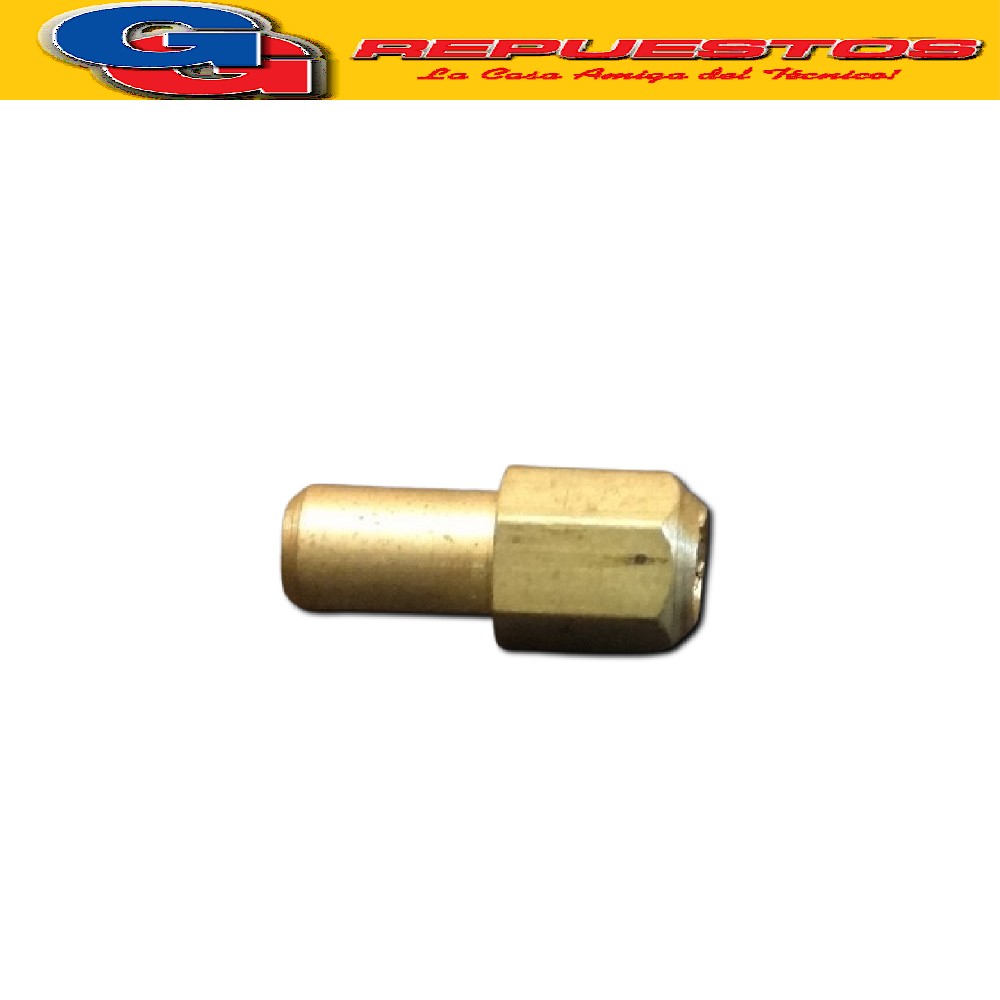 INYECTOR COMPATIBLE CON LONGVIE PILOTO HEXAGONAL CABEZA CABE ZA EXAGONAL DE 6MM,ALTO TOTAL 15MM, DIAMETRO PARTE CILINDRICA 4.85MM