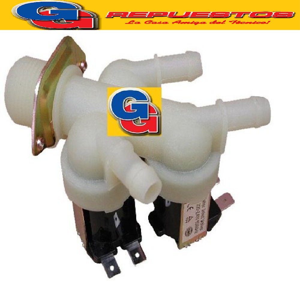 ELECTROVALVULA 3 VIAS 180º   SALILA HORIZONTAL LAVARROPAS ES LABON DE LUJO AWH902 AWH905 Y OTROS - VARIIAS MARCAS Y MODELOS PH902 AWH 903 AWH902 AWH905 AWH908