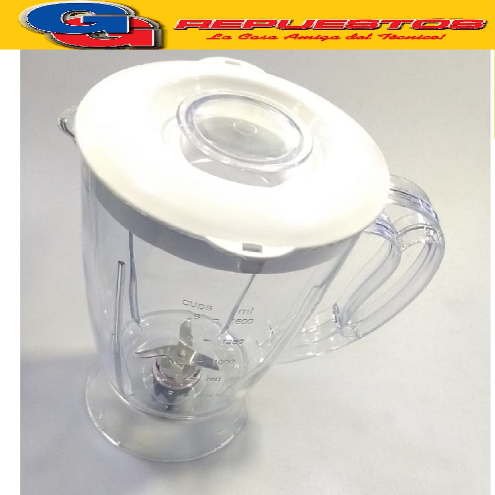 VASO LICUADORA PARA PHILIPS HR 7638A-D-G COMFORT SIN TRABA H R2009 HR1720 HR 1760 HR1764 HR2010 HR2030 HR2034 HR2035