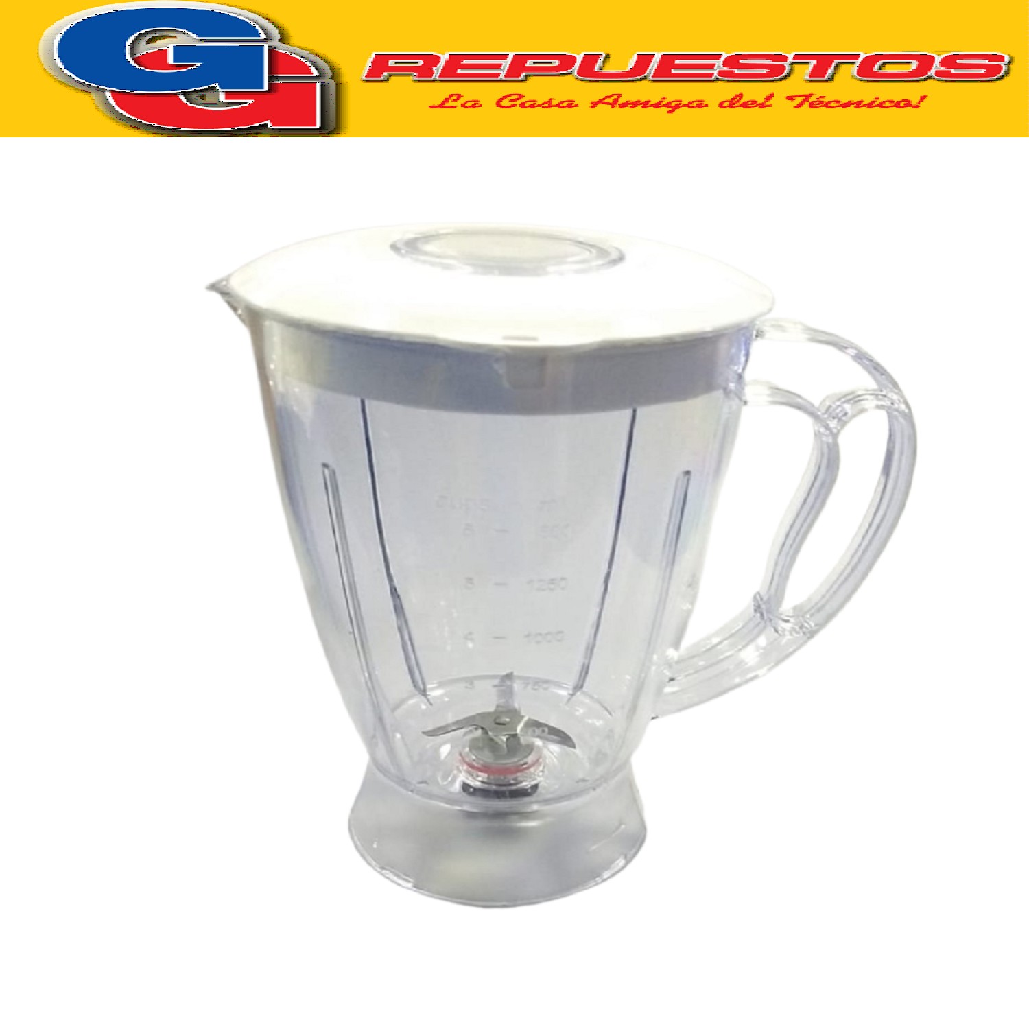 VASO LICUADORA PARA PHILIPS HR 7638A-D-G COMFORT SIN TRABA H R2009 HR1720 HR 1760 HR1764 HR2010 HR2030 HR2034 HR2035
