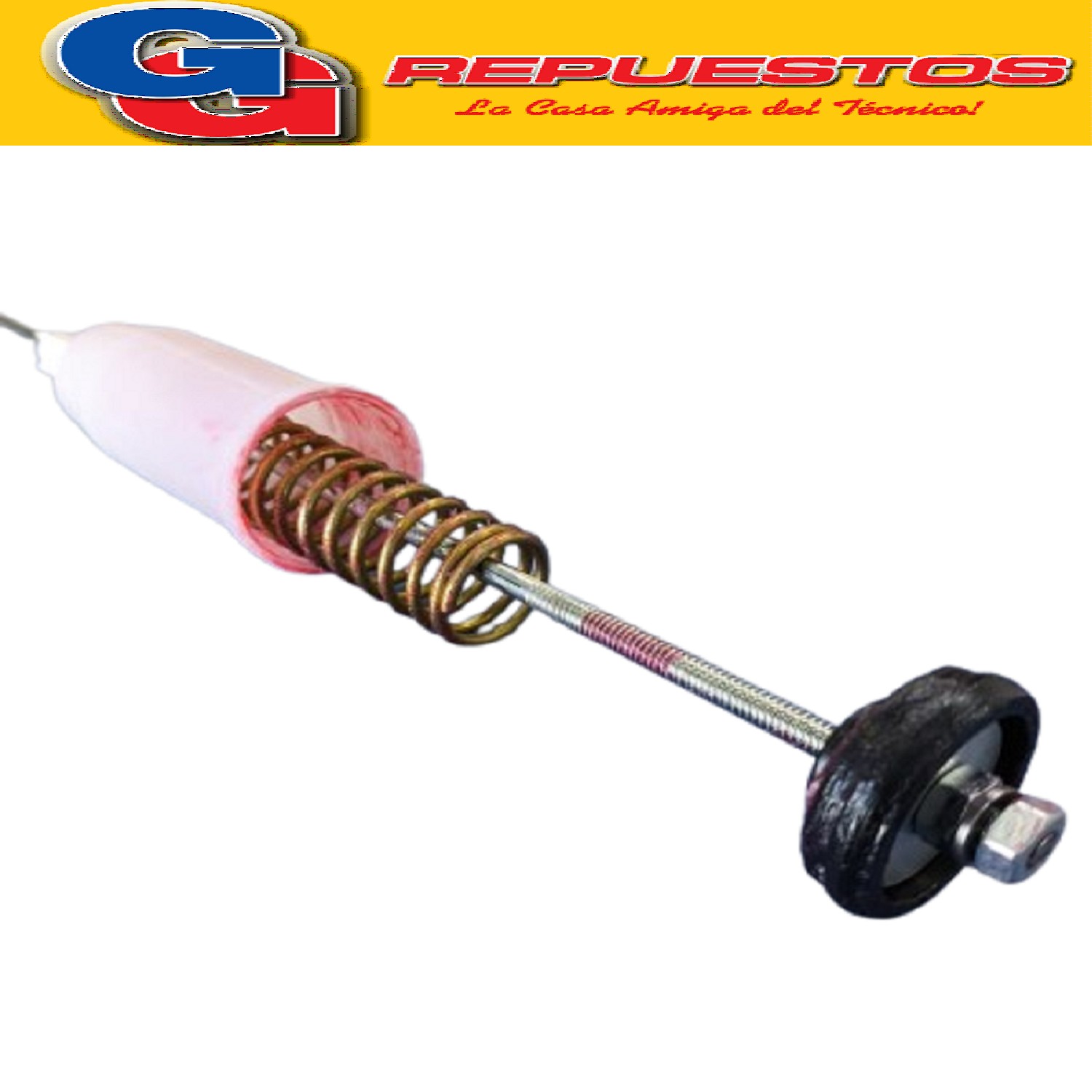 AMORTIGUADOR AJUSTABLE DE 57CM A 65CM ( X4 ) COMPATIBLE CON  LAVARROPAS CARGA SUPERIOR. REGULABLE A ROSCA JUEGO DE 4 AMORTIGUADORES / VARILLA DE SUSPENCION.
