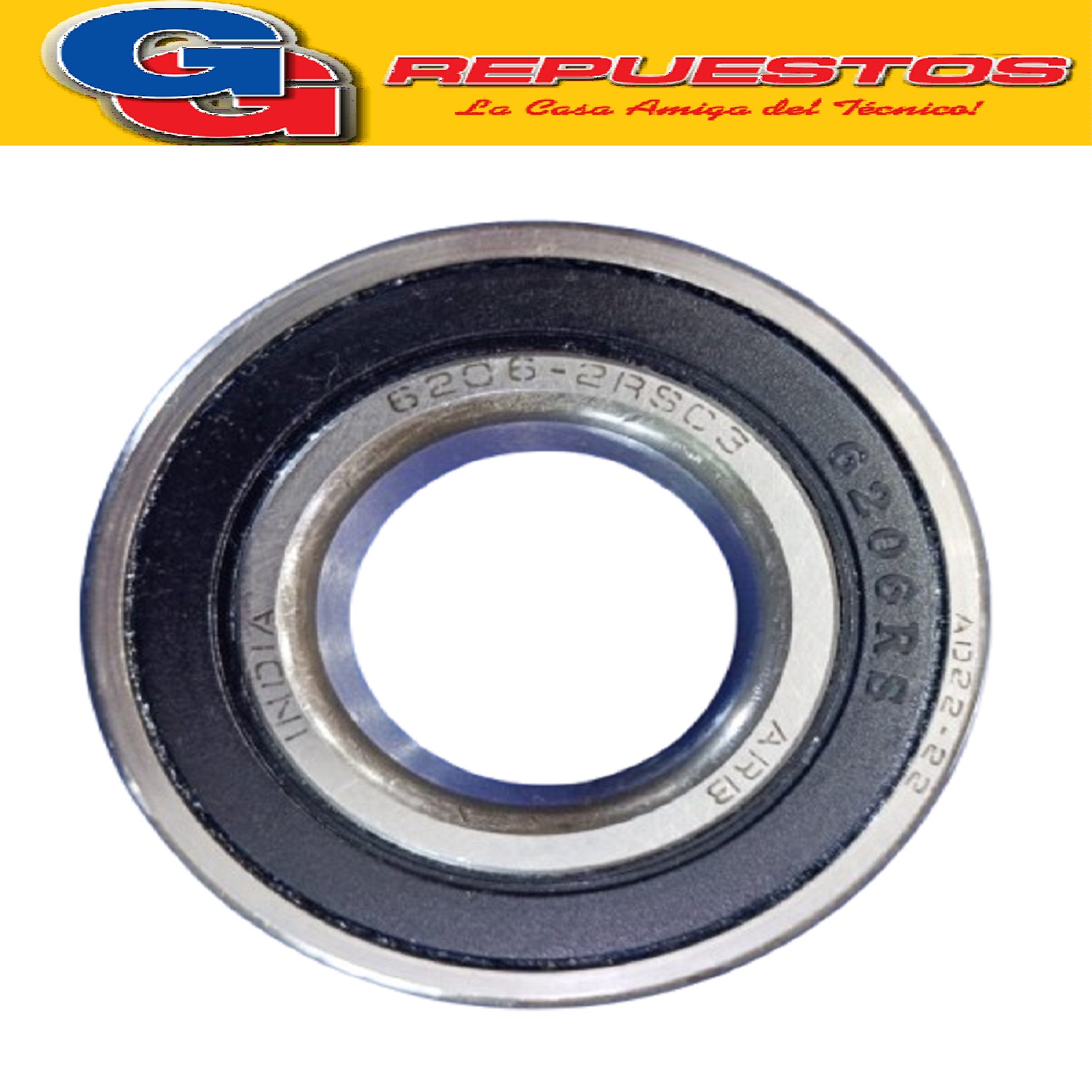 RULEMAN 6206 2RS 30 mm x 62 mm x 16 mm ARB URB