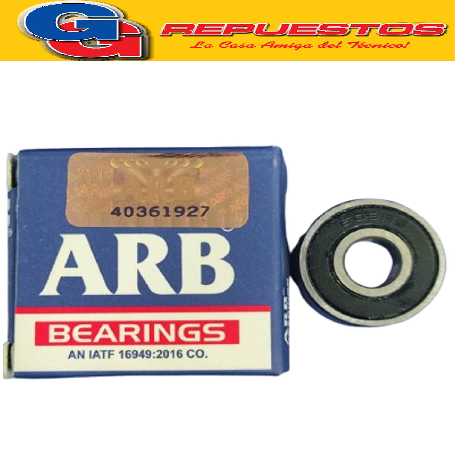 RULEMAN 608 2RS 8 mm x 22 mm x 7 mm ARB