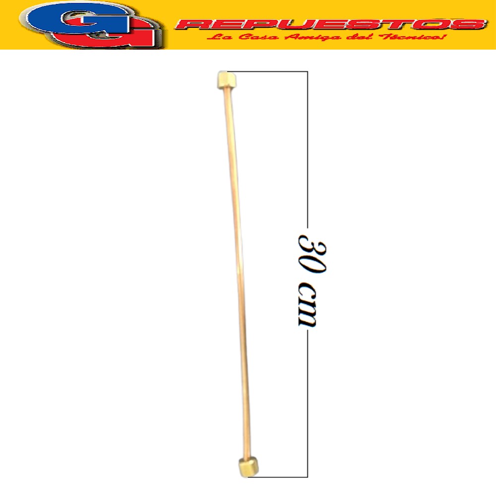 CAÑO VENTURI NIVEL HH 30 CM CALEFON ORO AZUL