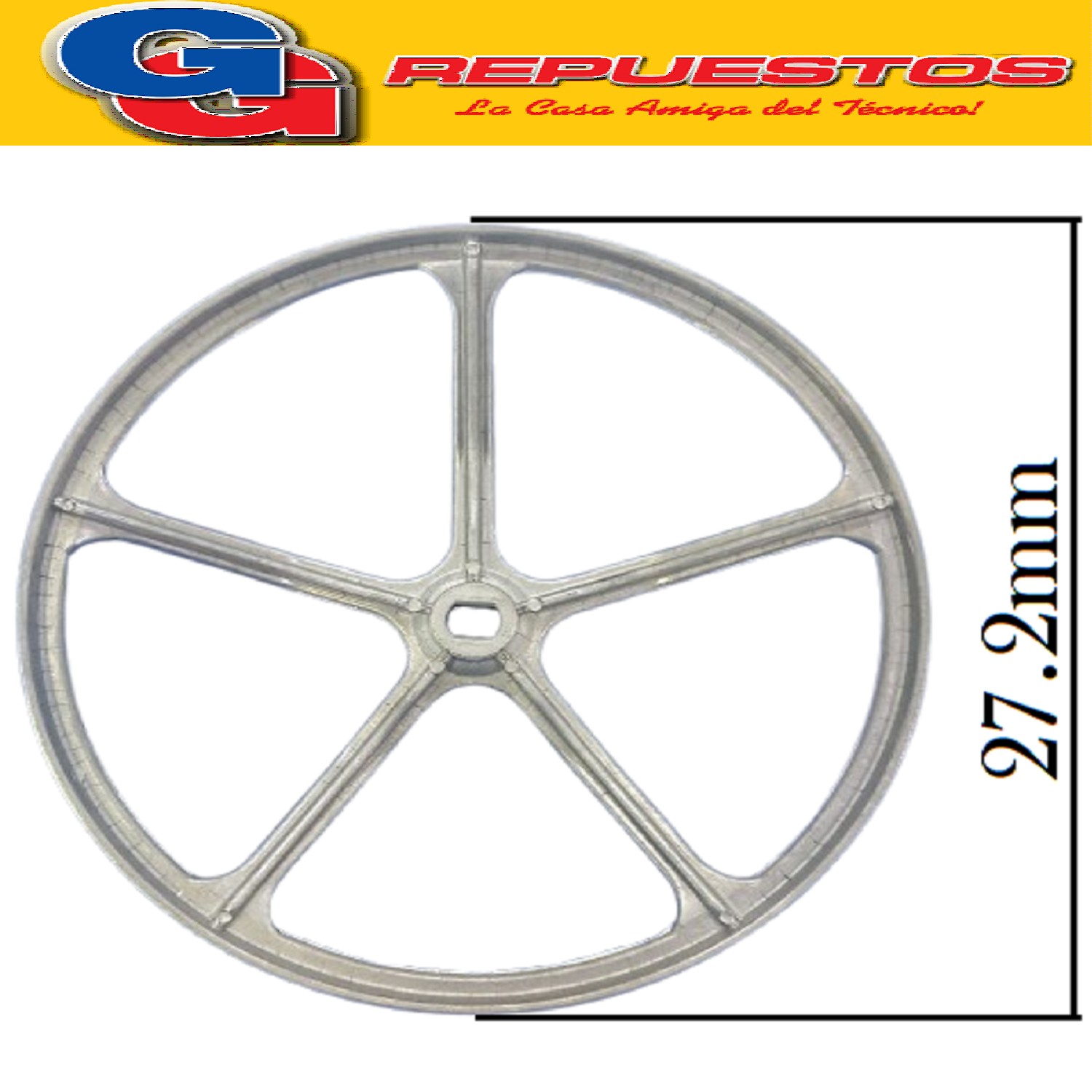 POLEA TAMBOR PARA LAVARROPAS ELECTROLUX 500/5/6/7, WEST 55/8 5 EW500-EW501T-EW502T-EW503/T-EW505F-EW506-EW507-EW600-EW607 EW757 (18051DEA)-EW750- BRASIL W.WESTING.55-85 AGUJERO DE 11 x 17 m.m. DIAMETRO EXTERNO 27.2 CM. Cod.Origen:
5206052 (ELECTROLUX) 62545817_POLEA DE CESTO 500 RPM EW600/607/750/75 Producto: 674000600074