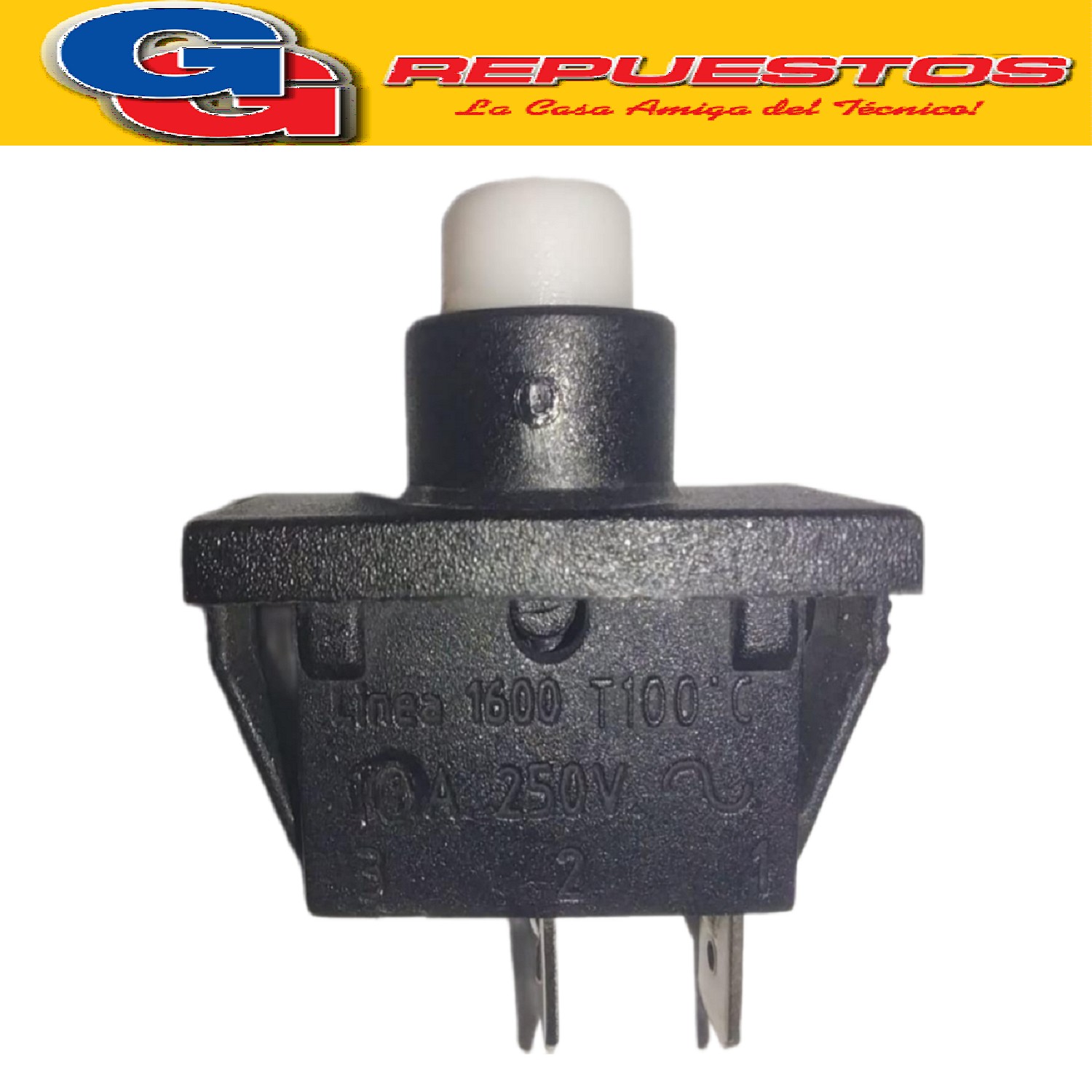 LLAVE INTERRUPTOR ENCERADORA COMPATIBLE CON ULTRACOMB / ERA  21 PARA YELMO LUSTRASPIRADORA