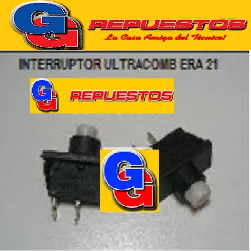 LLAVE INTERRUPTOR ENCERADORA COMPATIBLE CON ULTRACOMB / ERA  21 PARA YELMO LUSTRASPIRADORA