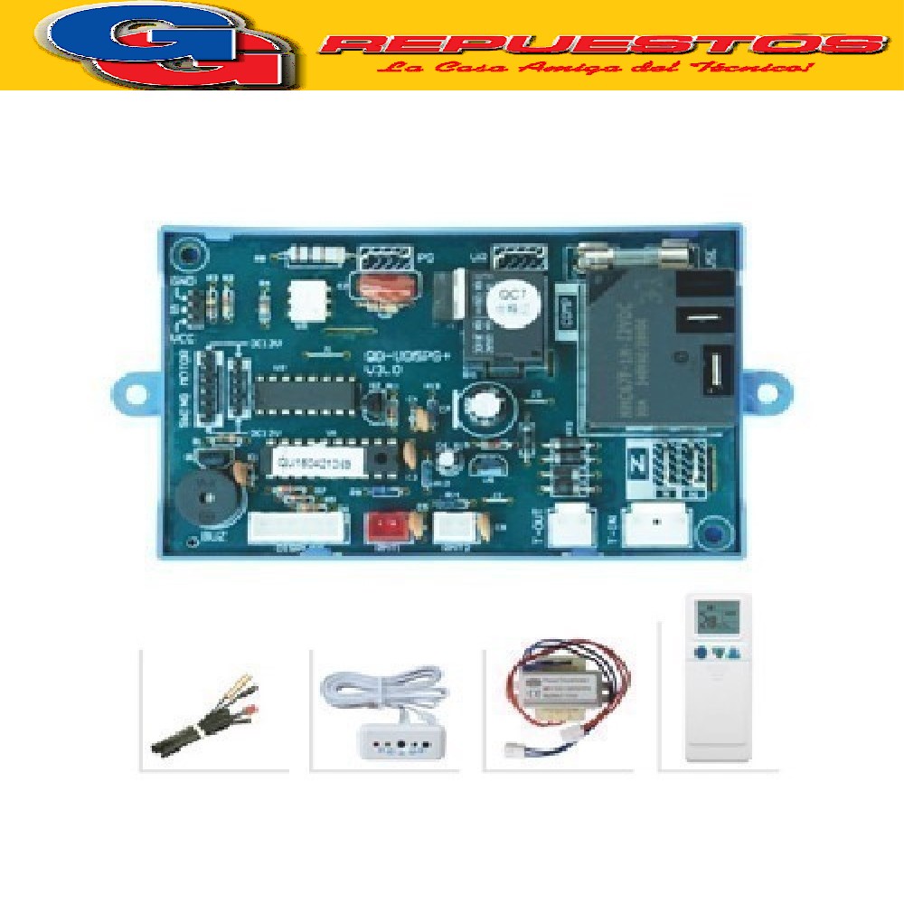 PLAQUETA AIRE ACONDICIONADO UNIVERSAL 5 VELOCIDADES PUNTO PG CON CONTROL QD-U05PG+ REMOTO 5 VEL PUNTO PG AIRE ACONDICIONADO QD-U05PG+ LT-V05PG