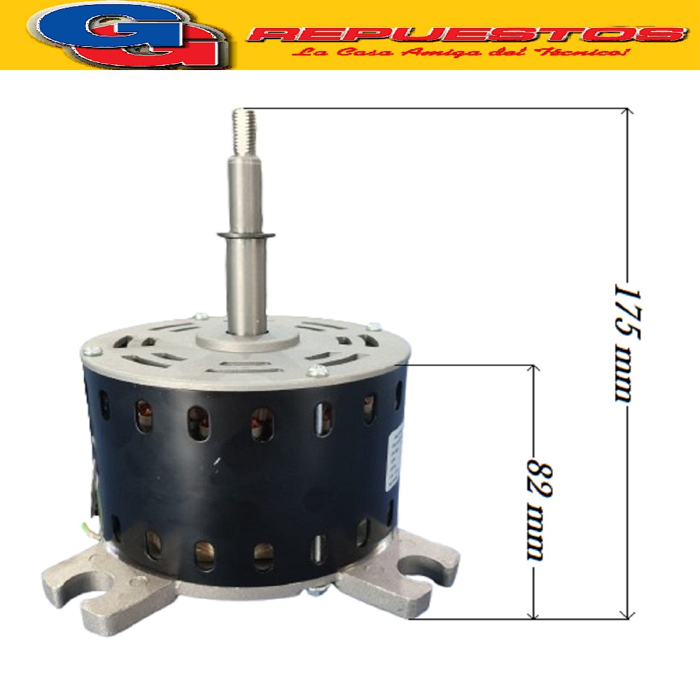 FORZADOR MOTOR CONDESADOR AIRE ACONDICIONADO YDK125-6E  (YDK 125-6E-1) 220-240V 125W 0.912A 50HZ 6P LRA 1.23 SENTIDO DE GIRO ANTIHORARIO